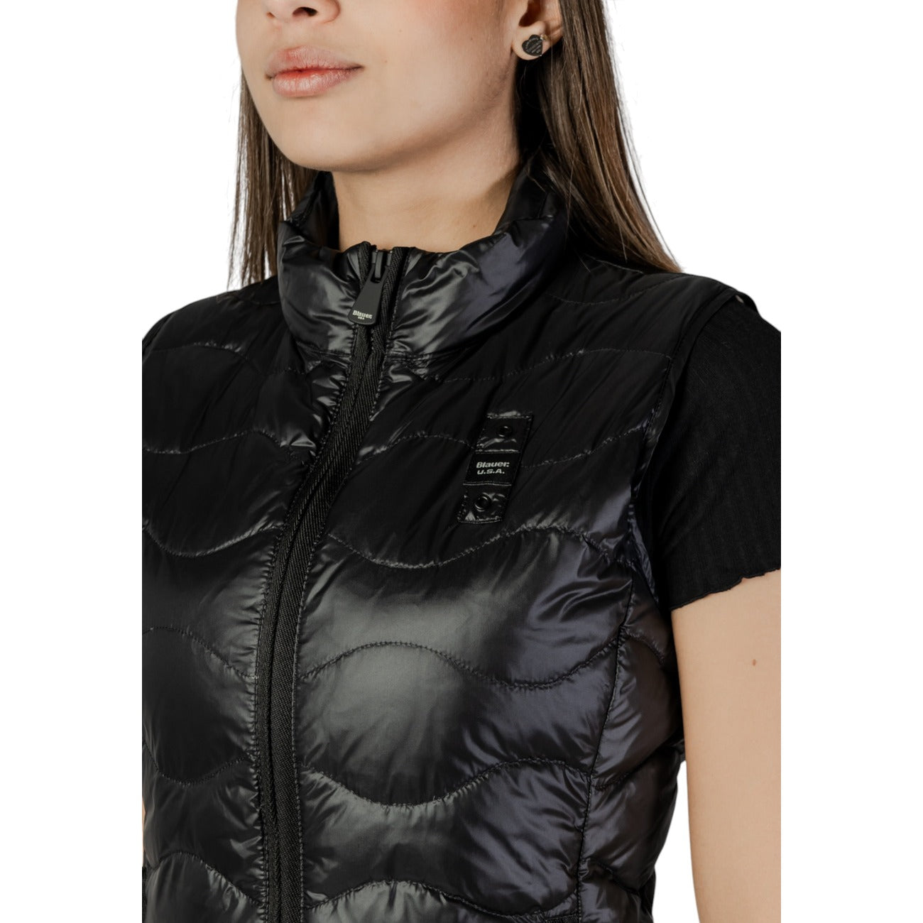 Gilet bleu pour femme