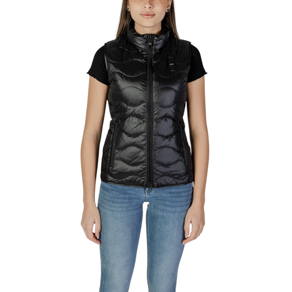Blauer Gilet Donna