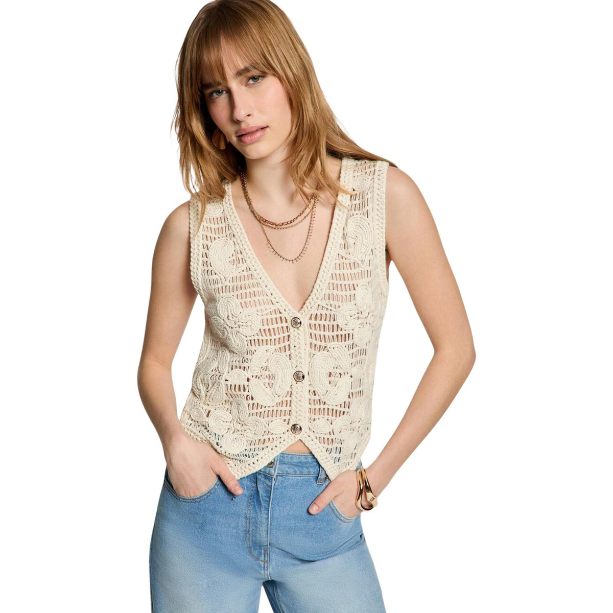 Morgan De Toi Gilet Donna
