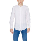 Chemise bleue homme