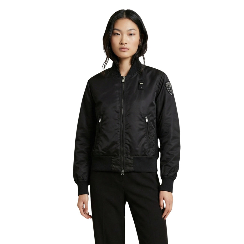 Blauer Veste Femme