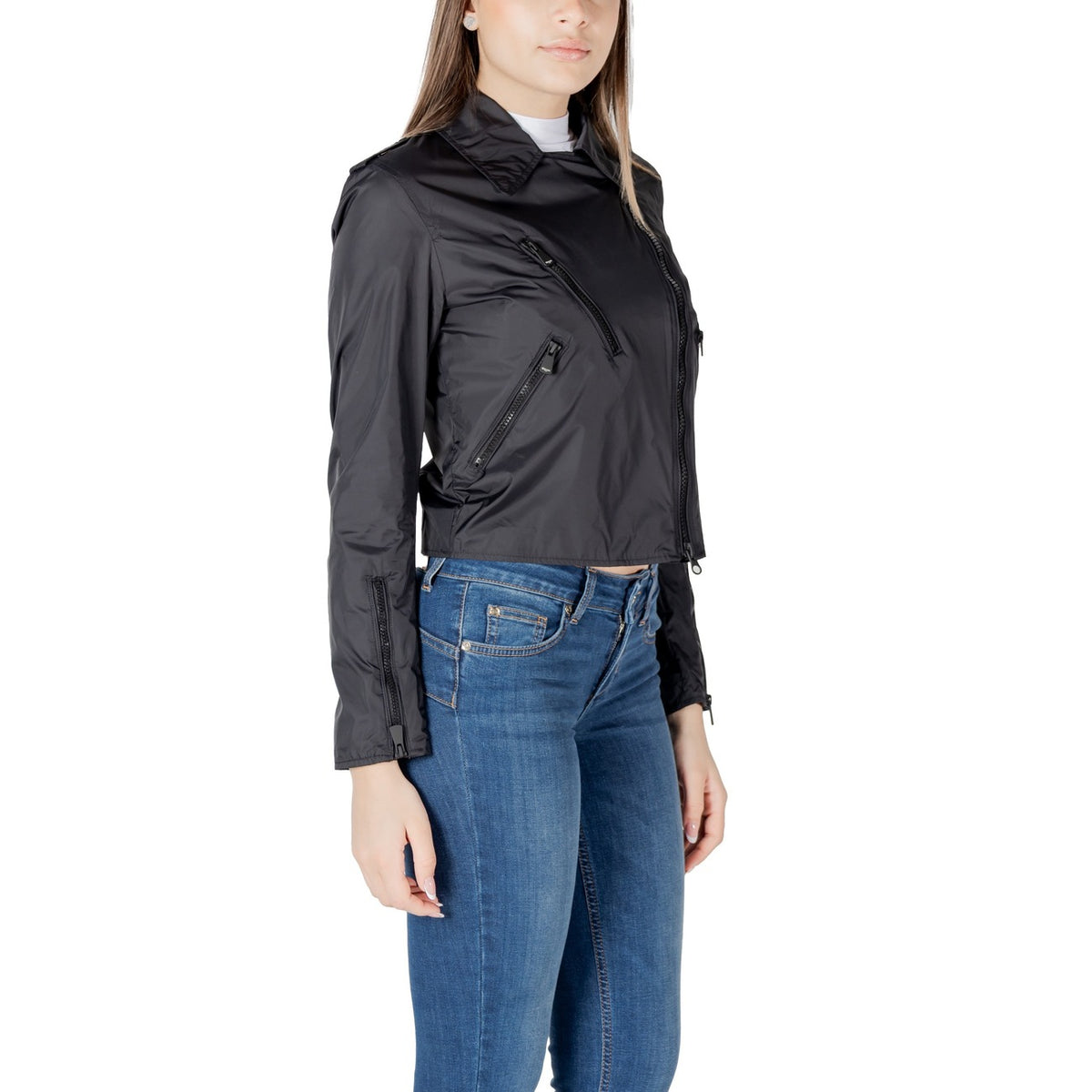 Blauer Veste Femme