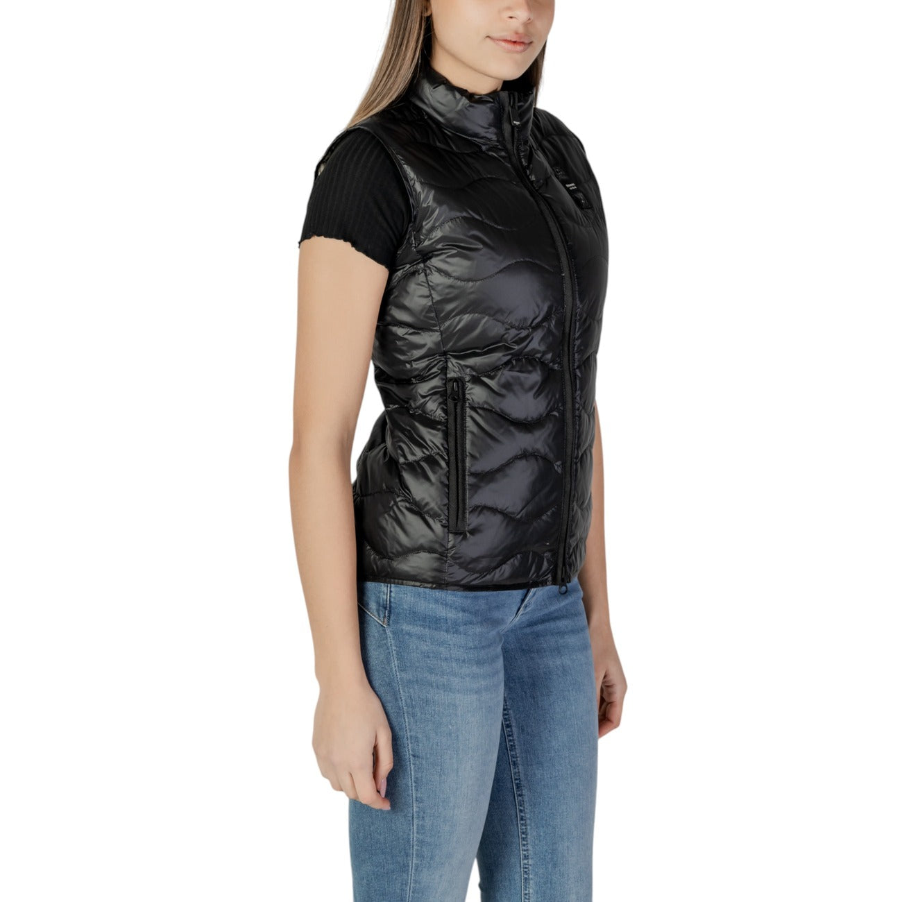 Gilet bleu pour femme
