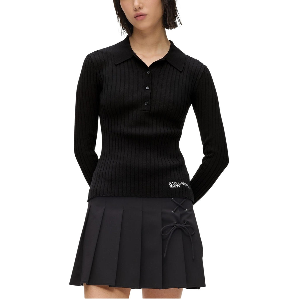 Karl Lagerfeld Women's Jeans Polo Shirt