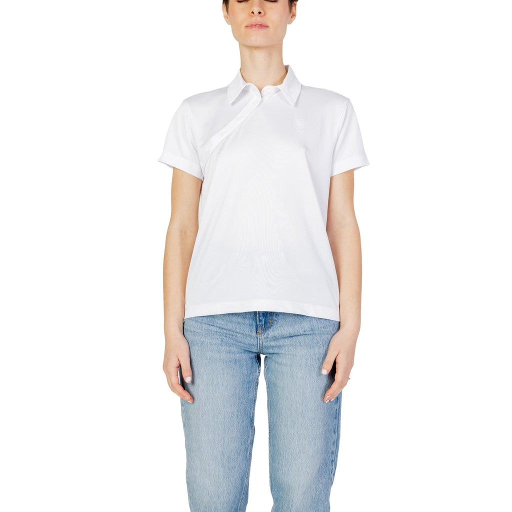Polo bleu femme